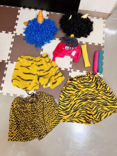 大森東一丁目児童館にある節分の衣装