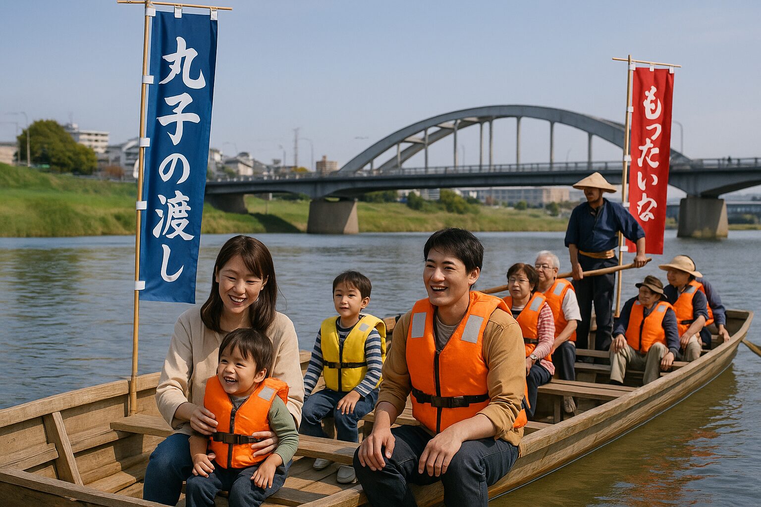 10/13(月・祝) 渡し舟に乗ろう！第12回「丸子の渡し祭り」【多摩川・丸子橋】