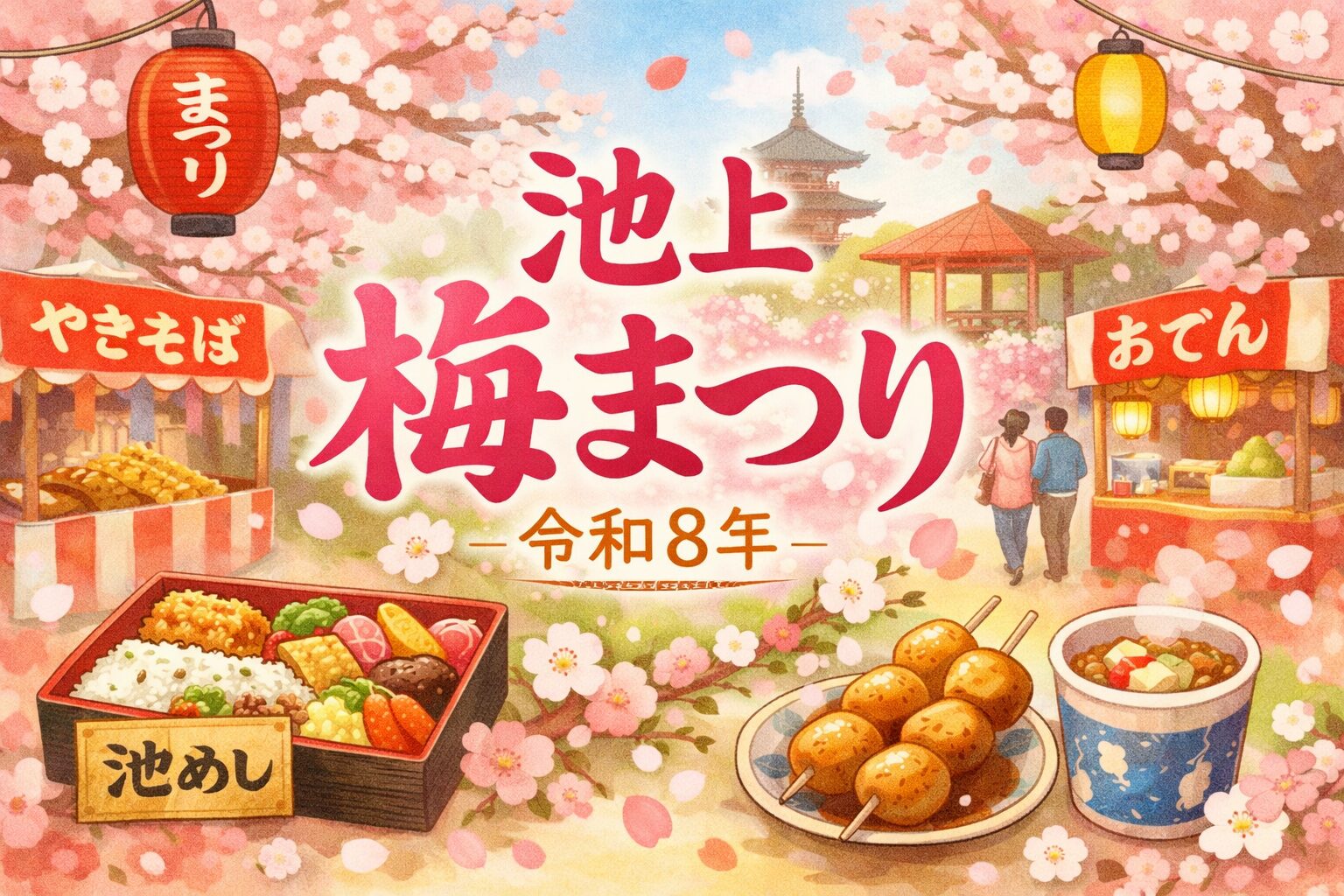 【池上】梅の香りに誘われて｜令和8年梅まつり【2/22(日)】