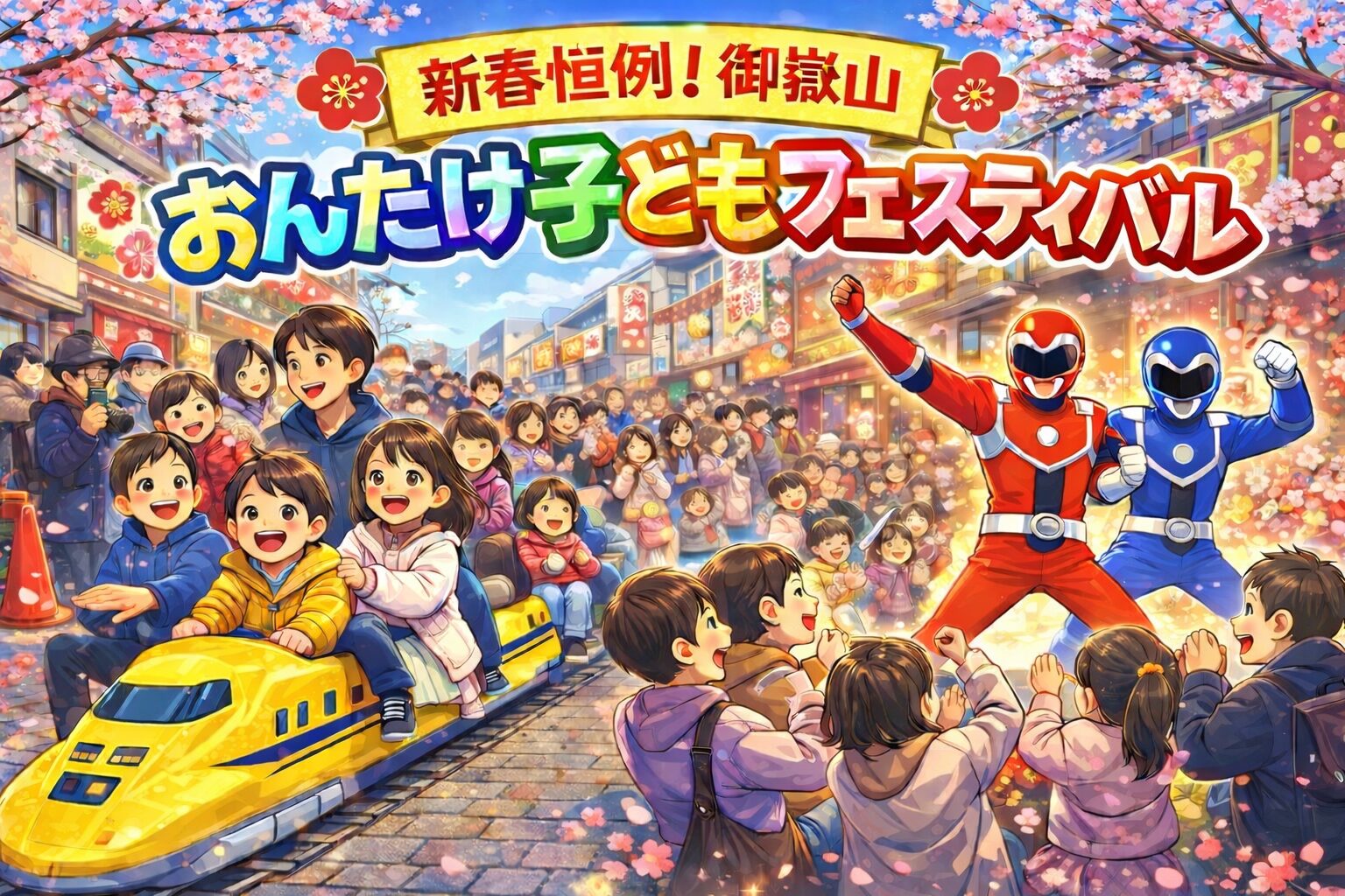 【御嶽山】1/18（日）開催｜ ドクターイエローに乗れる！ おんたけ子どもフェスティバル