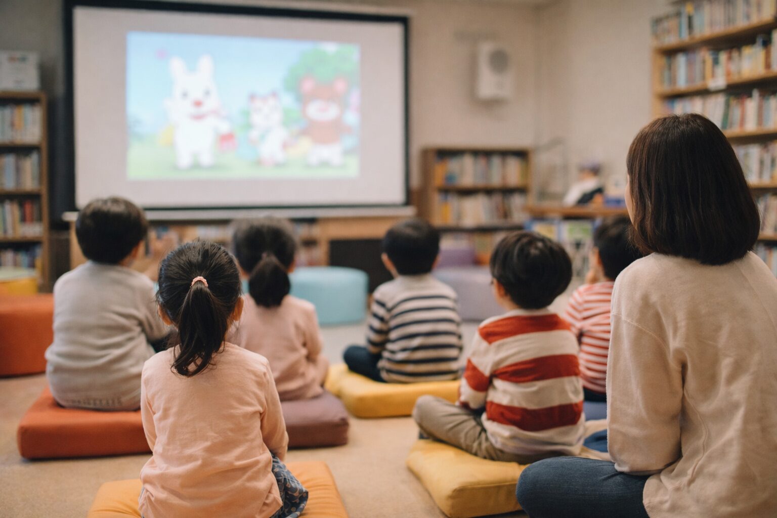 【久が原】図書館で楽しむこどもえいが会♪電子書籍も！｜2/23(月)