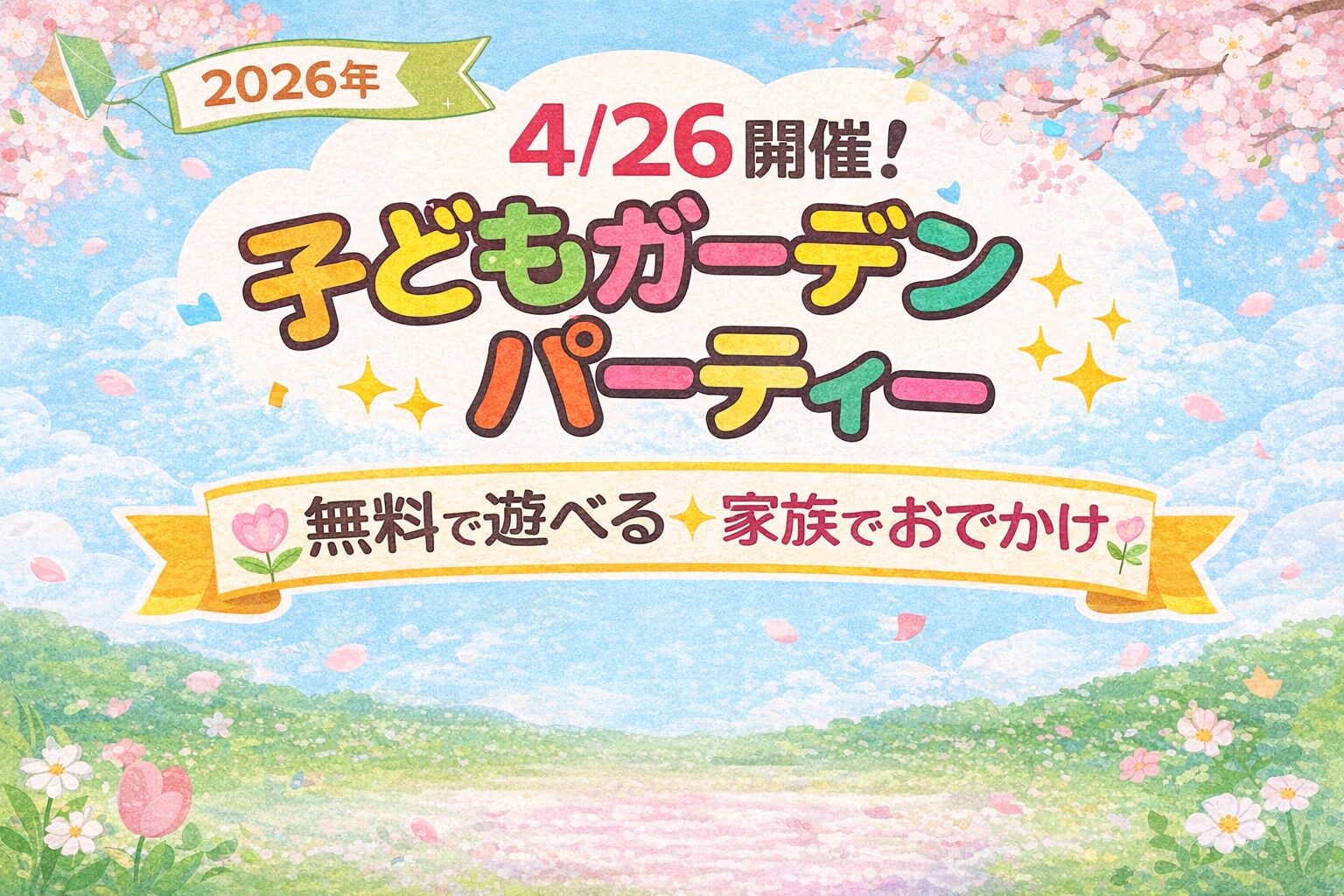 【大田区2026年】大田区子どもガーデンパーティー｜無料で遊べる春イベント