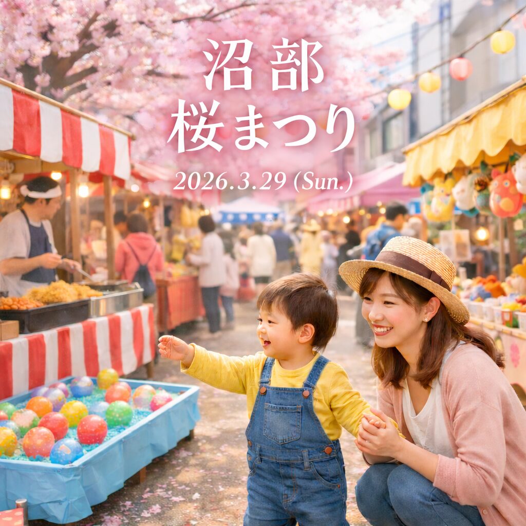 【沼部】3/29開催 桜まつり｜親子で楽しめる商店街イベント