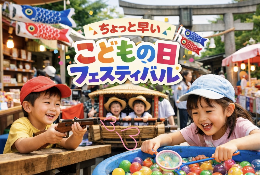【久が原】4/29開催！ちょっと早いこどもの日フェスティバル🎏