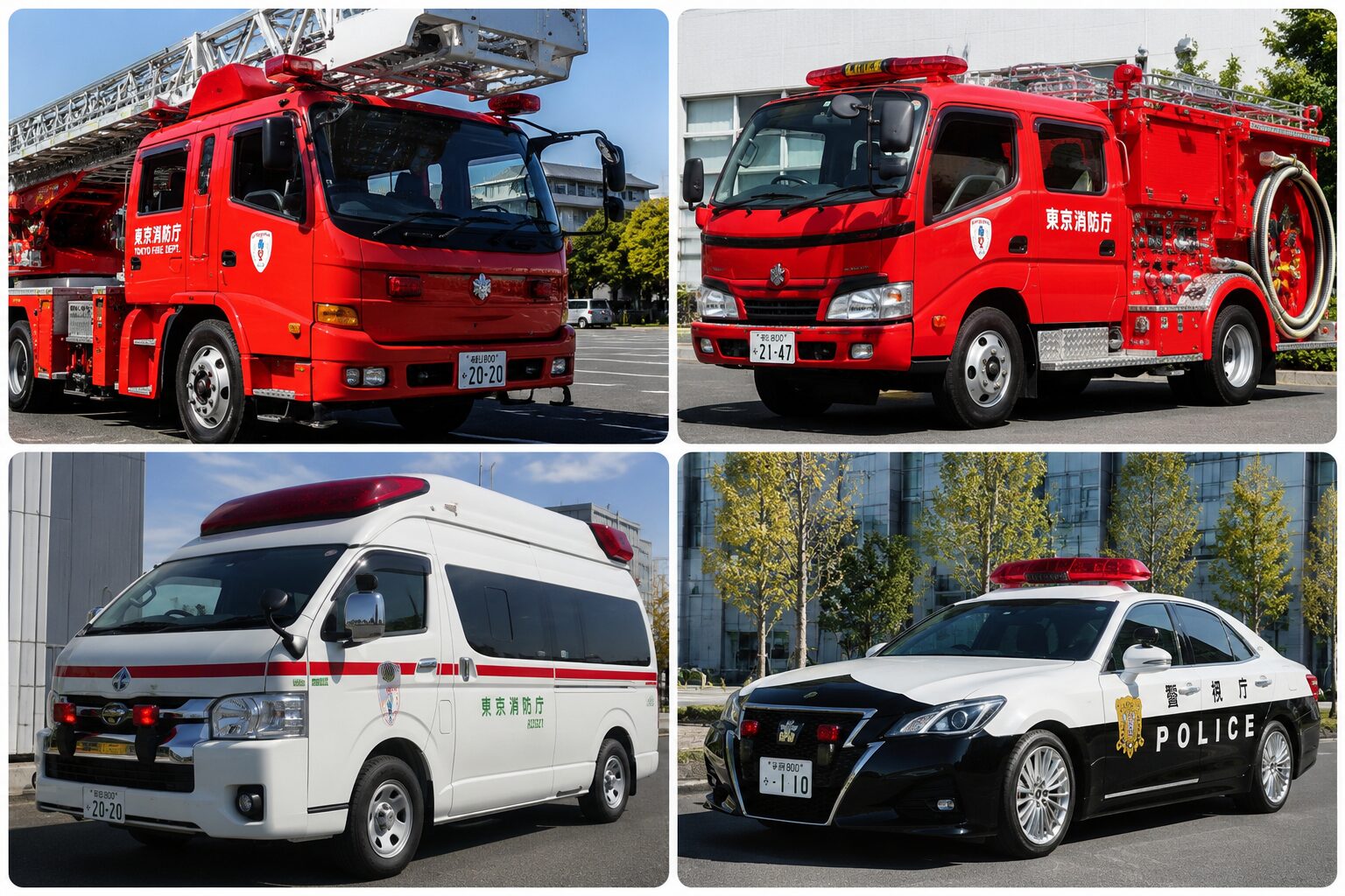 【東品川】消防車＆パトカーが大集合！「はたらくくるま展」天王洲キャナルフェス2026開催【5月23日・24日】