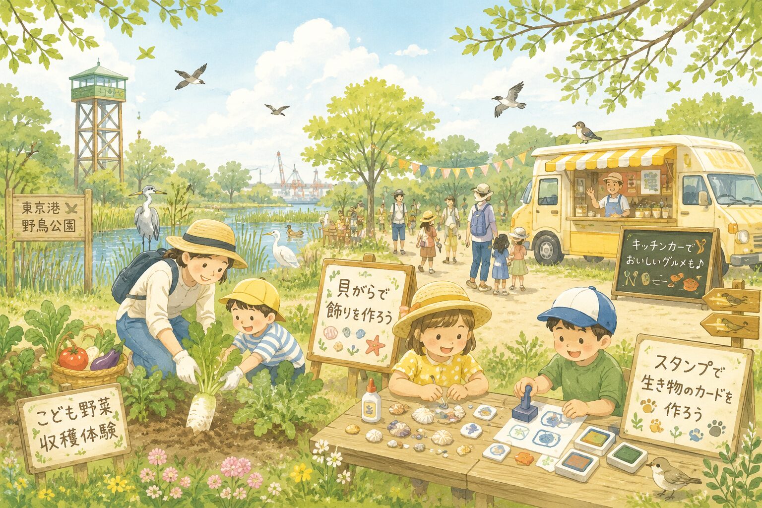 【東海】5/17開催｜親子で楽しむ♪東京港野鳥公園フェスティバル！自然体験いっぱいのおでかけ