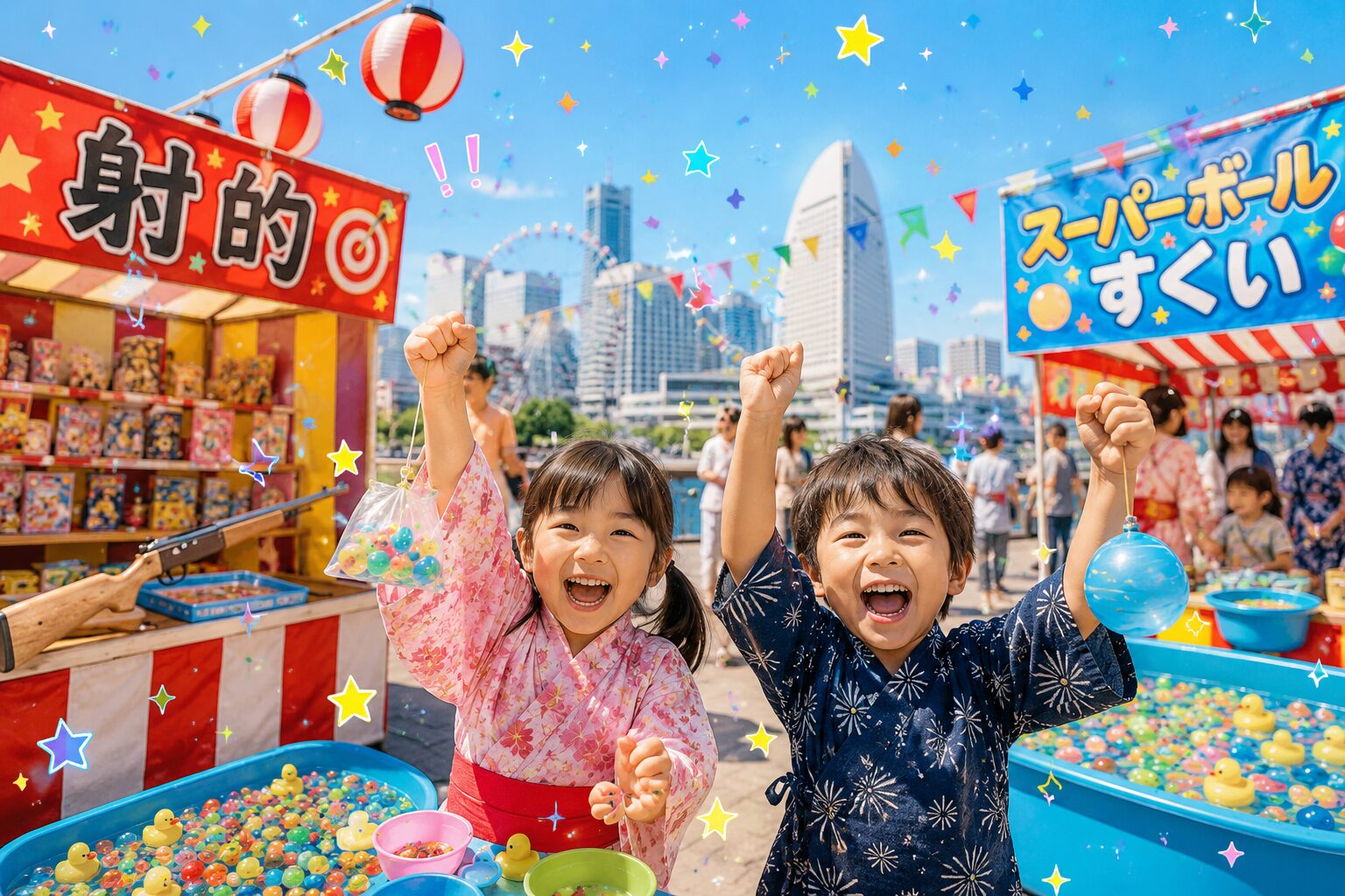 【横浜】5/9(土)・10(日)開催！射的やスーパーボールすくいが楽しめる「子ども縁日」開催♪