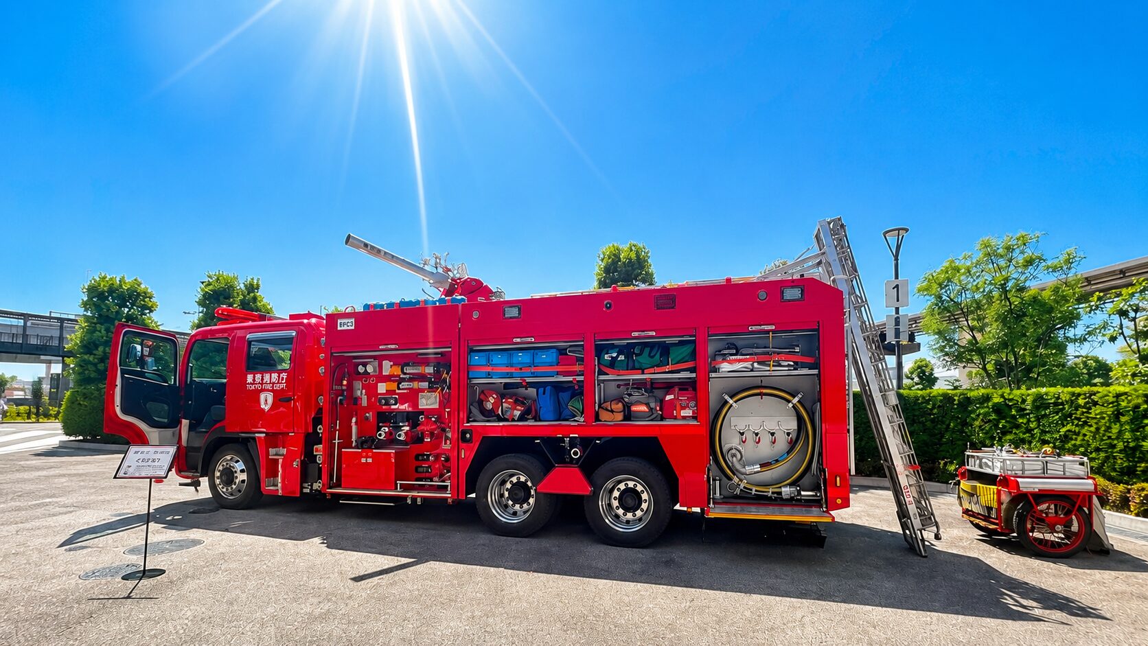 【羽田】消防車に大興奮！ふわふわパークも♪「キッズ防災フェスタ」に行ってきました🚒✨
