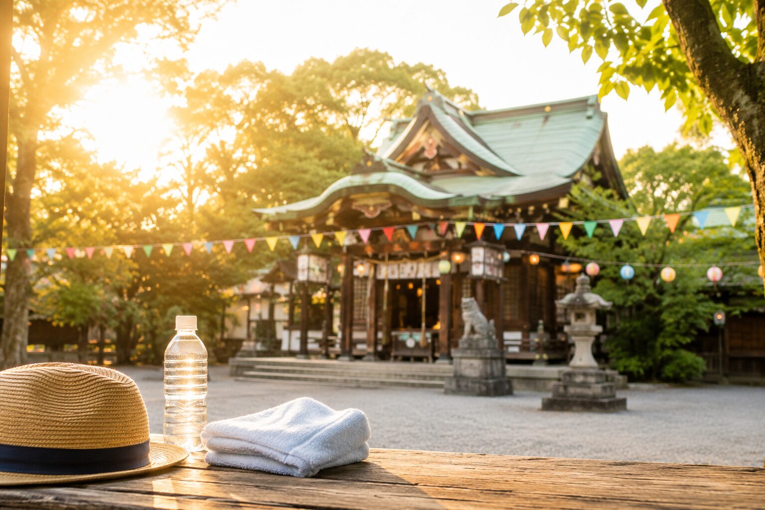【多摩川】7/24-30開催！多摩川浅間神社で「早起きラジオ体操会」