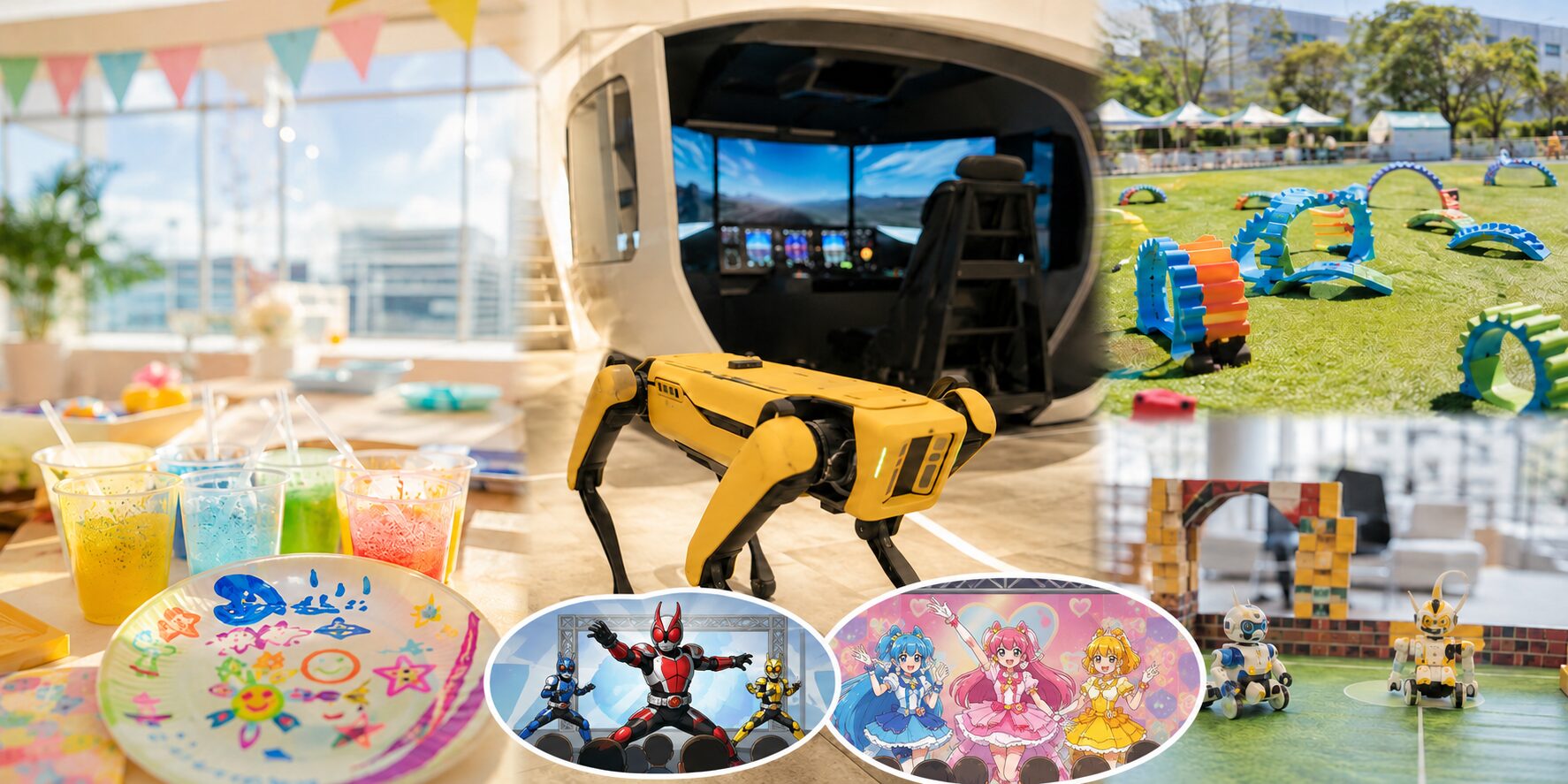 【天空橋】8/21-23「羽田夏遊」開催！仮面ライダーゼッツ＆名探偵プリキュアのショーや大人気Spot操作体験も🎵