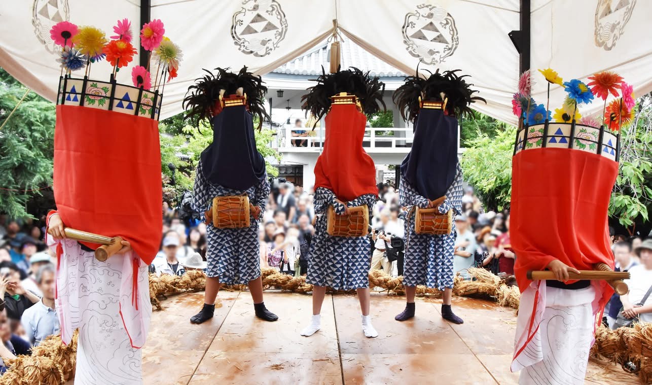 【大森町】7/12開催！700年の伝統「厳正寺 水止舞」を親子で見に行こう