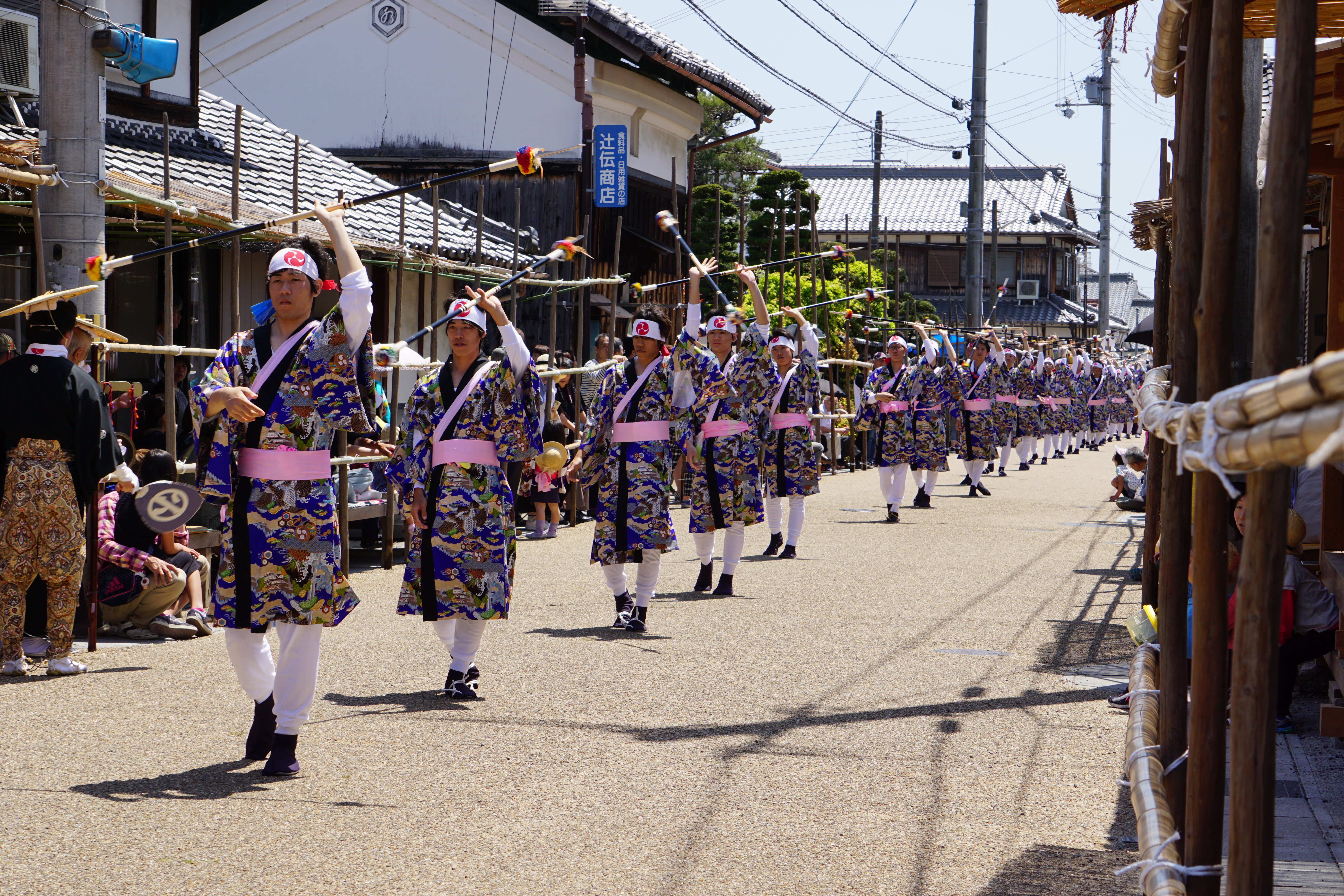 守山市小津神社の長刀祭が開催されました