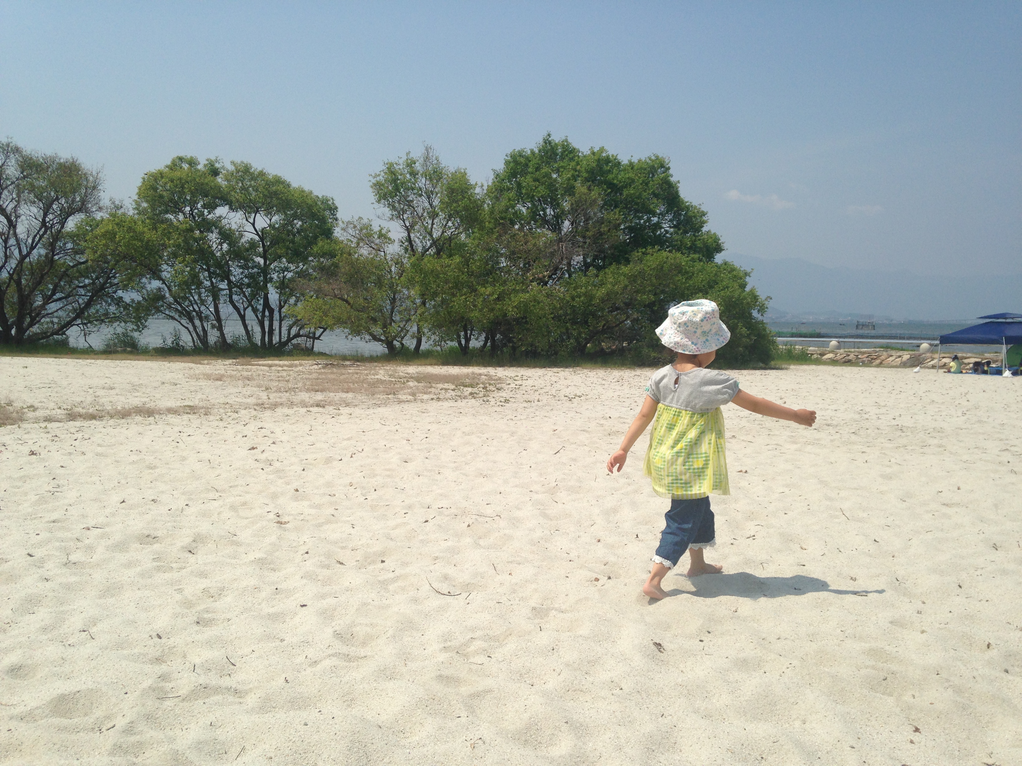 何もないから、遊び方は無限大！草津市のホワイトビーチで砂遊びを満喫しよう！