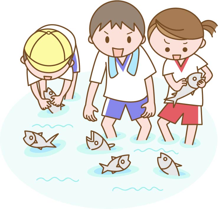 《8月11日》草津市のロクハ公園で「ジャブジャブ小川で魚つかみ」が開催！幼児から小学生まで、参加無料♪