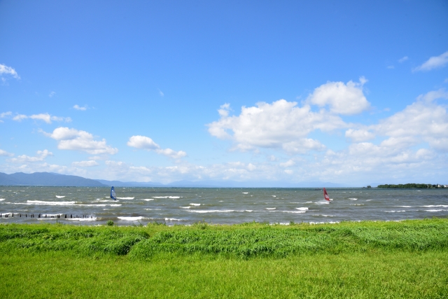 素材　琵琶湖