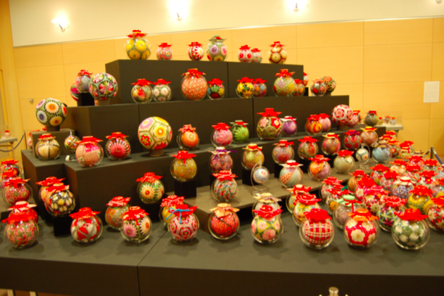 《12月1日〜12月16日》愛荘町で滋賀県伝統工芸「びんてまり展」が開催！土日は実演もあり♪入場無料！