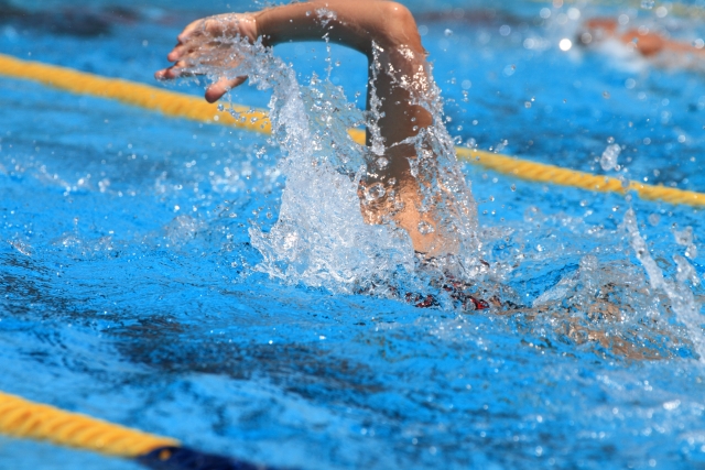 旭森地区公民館にて世界水泳選手権大会のパブリックビューイング！彦根出身の選手を応援しよう！！7月22日・28日