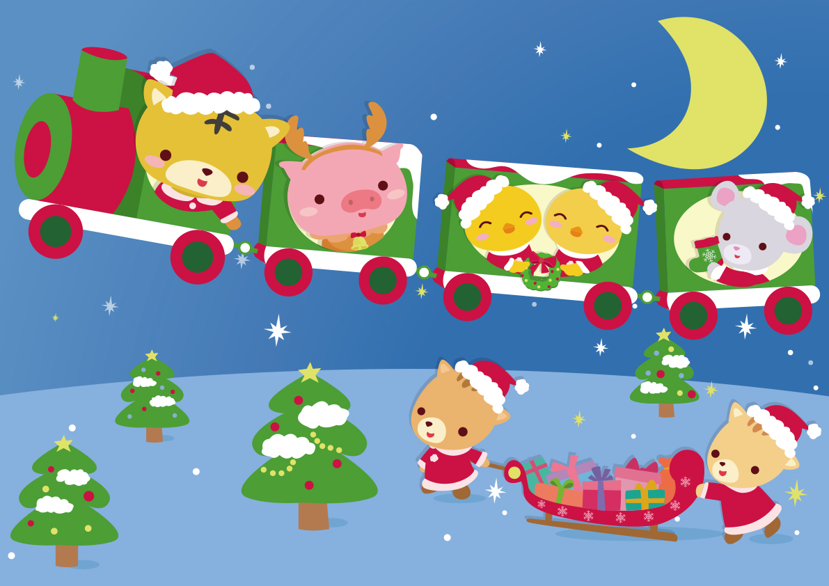 12月14日 (土) ・15日(日)、ピエリ守山にクリスマストレインが登場♪楽しいクリスマス気分を味わいませんか？