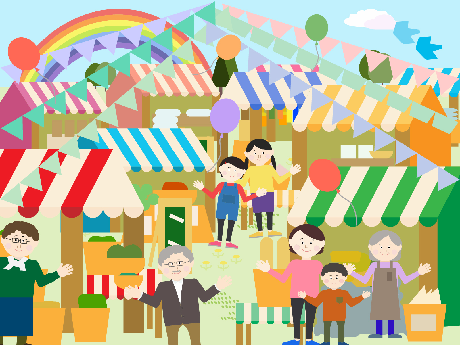 [11月17日]  中山道守山宿がにぎわう毎月17日。 東門院で開催される「門前アート市」 お子さま向けの無料ワークショップも楽しんで♪