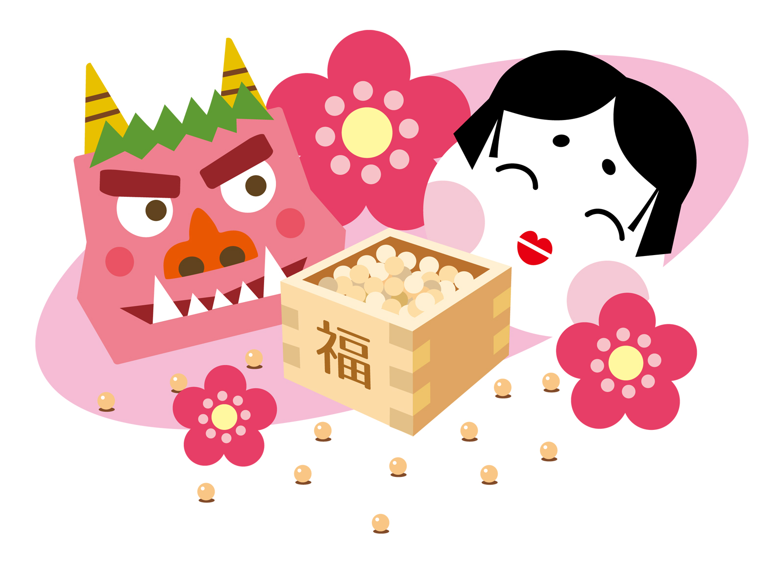 《2月3日》東近江市の押立神社で「節分祭」が開催！豆まき・餅まきと「ドケ踊り」の奉納もあり！