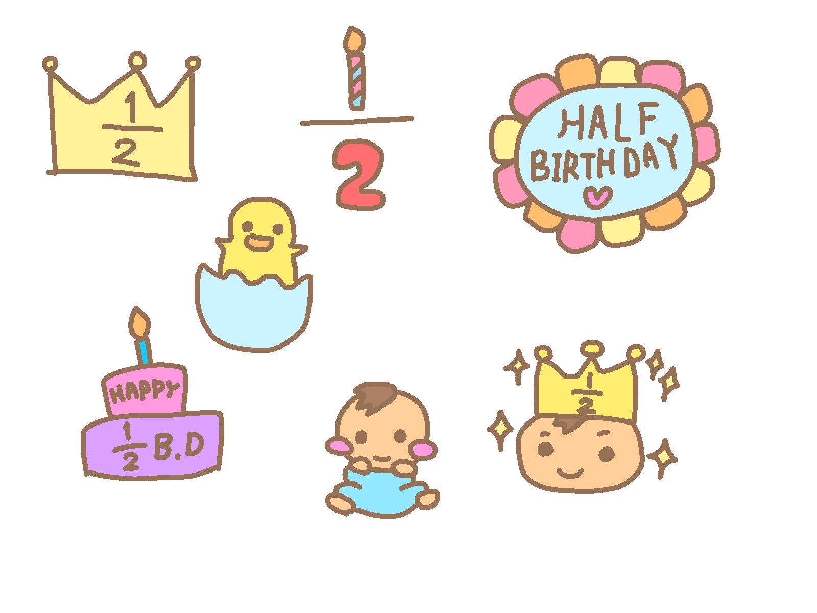 [5月21日] オンラインでハーフバースデーパーティー☆ 6か月の成長をみんなでお祝いしましょう♪