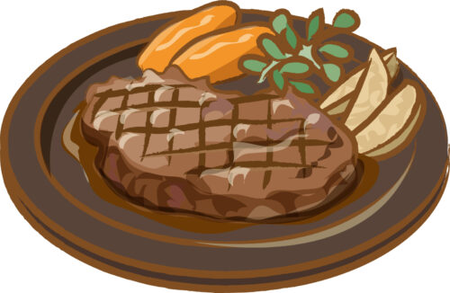 WEB告知画面提示で、ステーキが土日祝も半額に！（2/27まで）【肉バルモダンミール大津店】