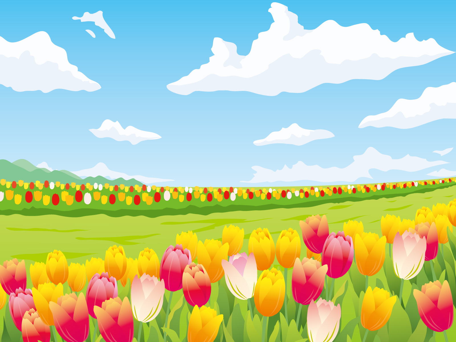《4月1日〜5月5日》約13万本のチューリップ畑はまるで絵本の世界☆ブルーメの丘で「チューリップフェスタ」が開催！