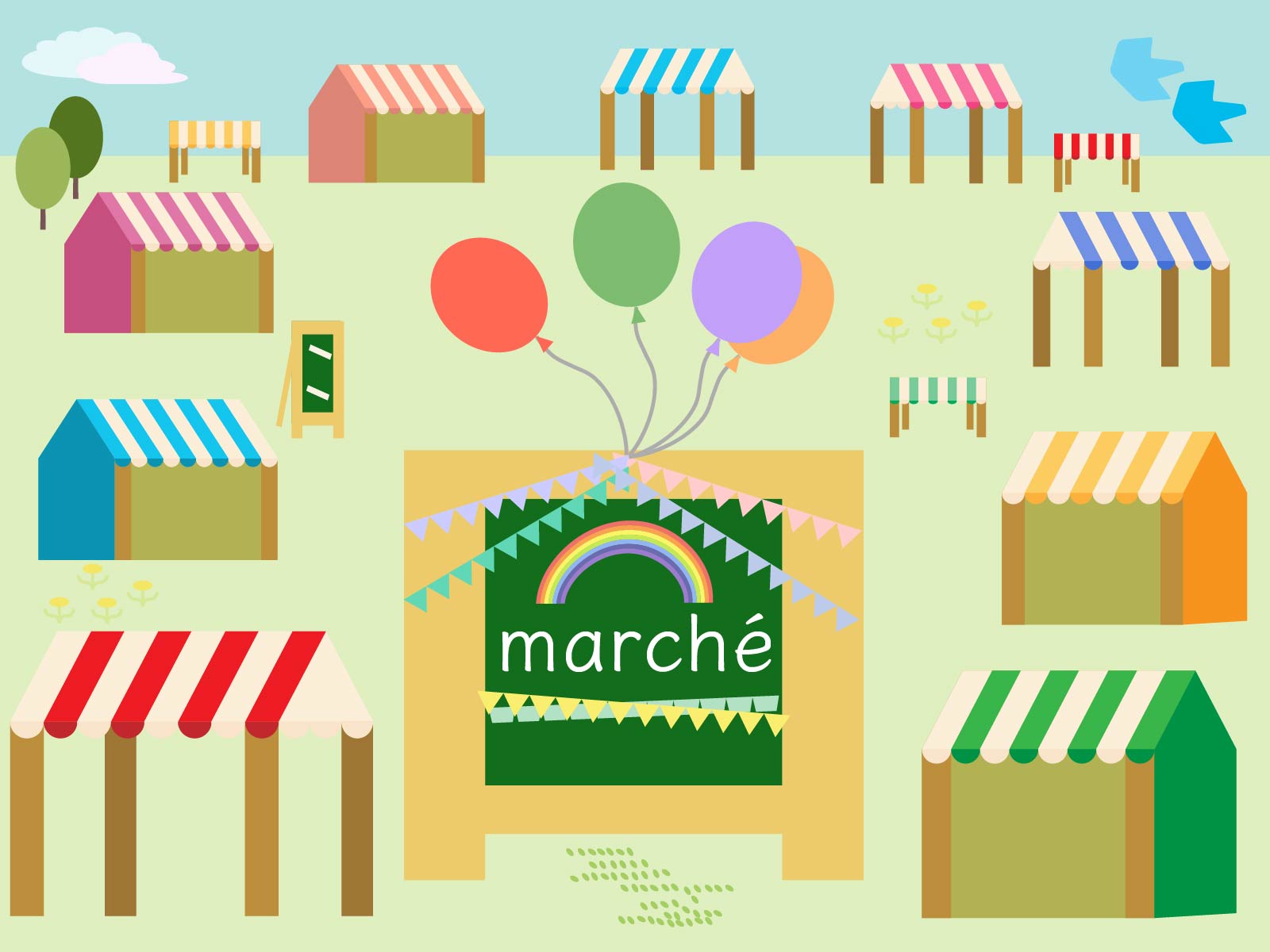 ＜10/9･10･17＞ブランチパーク手作りマルシェ☆遊具や芝生広場もあるブランチで楽しいマルシェ♪