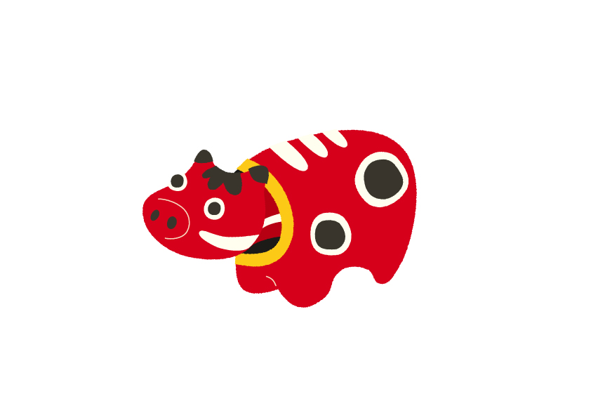 《6月13日》伝統張り子玩具に色を塗ってみよう♪東近江大凧会館で「赤べこの絵付け体験」が開催！小学生以上対象☆
