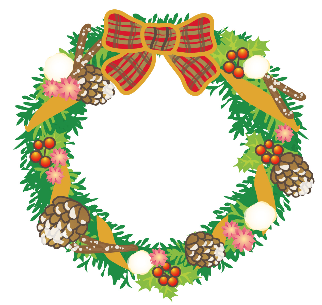 《12月5日》木の実や小枝の自然素材で可愛いリースを作ろう！野洲市の近江富士花緑公園で「クリスマスリースづくり」が開催！