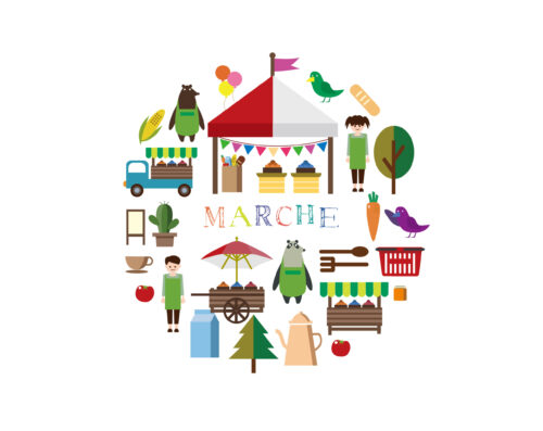 【2月6日】今年初開催の第18回「HOURAIマルシェ」。雑貨や美味しい食べ物、アロマスプレー作りのワークショップなども♪