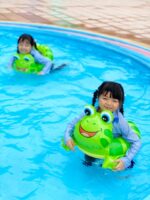 【7月1日〜】皇子が丘公園プールの夏期営業が始まります。幼児用プールを含む全プールの営業は【7月20日〜】。入替制なのでご注意を！☆大津市☆