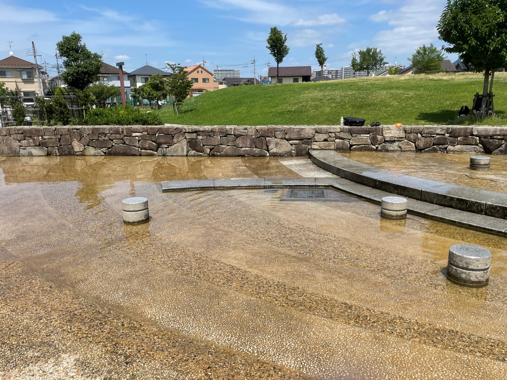 【入場＆駐車場無料】水深浅めのじゃぶじゃぶ池あり♪守山市のえんまどう公園に行ってきました！