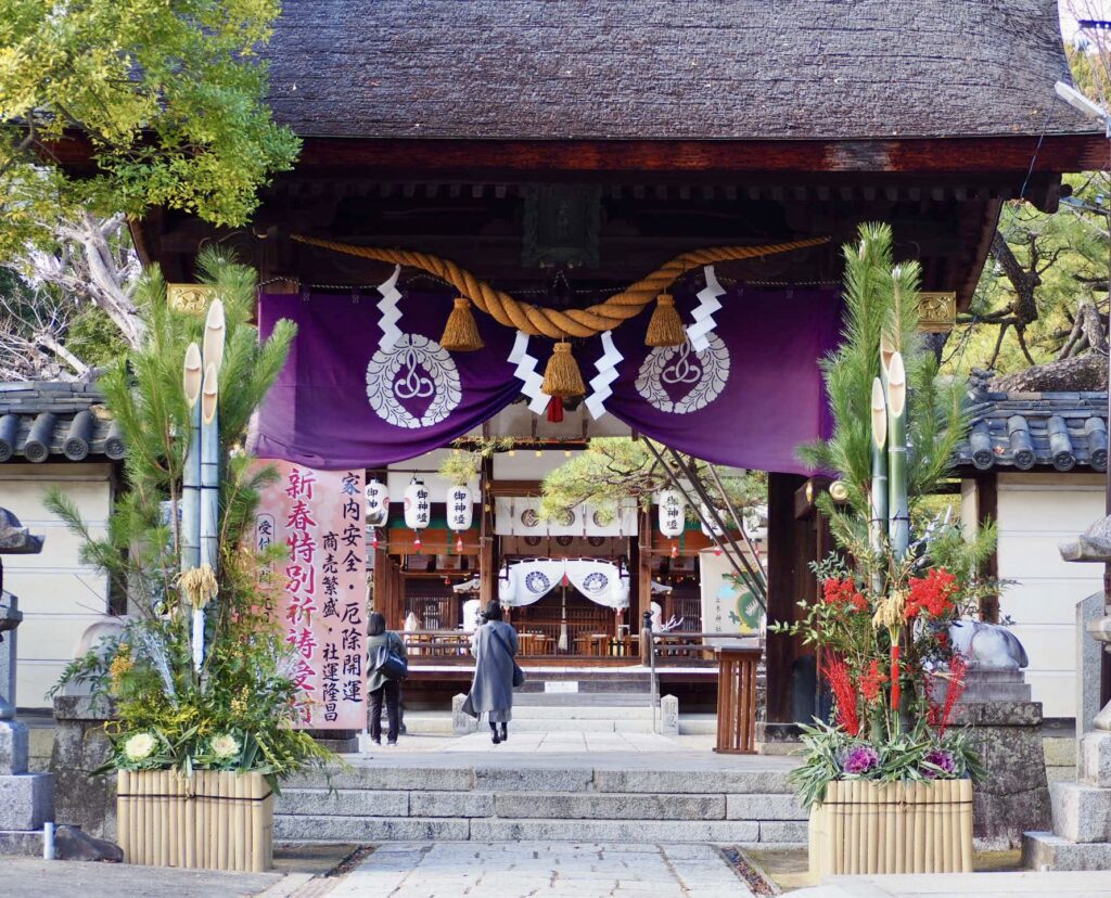立木神社　正月飾り