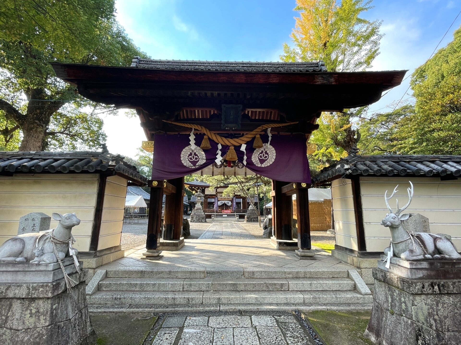 立木神社の門