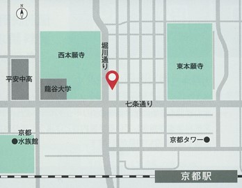 AIC国際学院京都　地図
