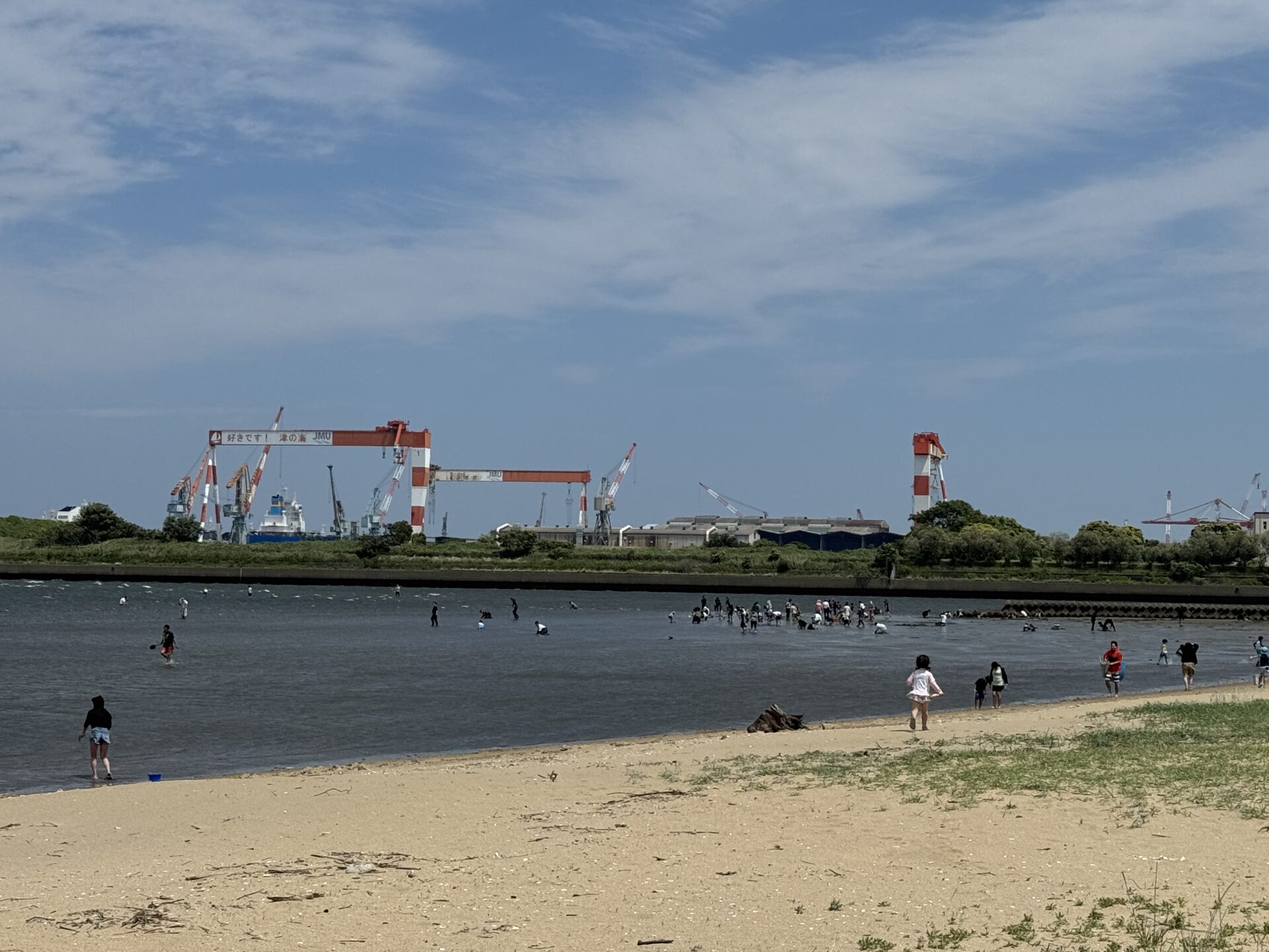 滋賀から車で約１時間！無料⭐︎三重県津市御殿場海岸で潮干狩り&海水浴