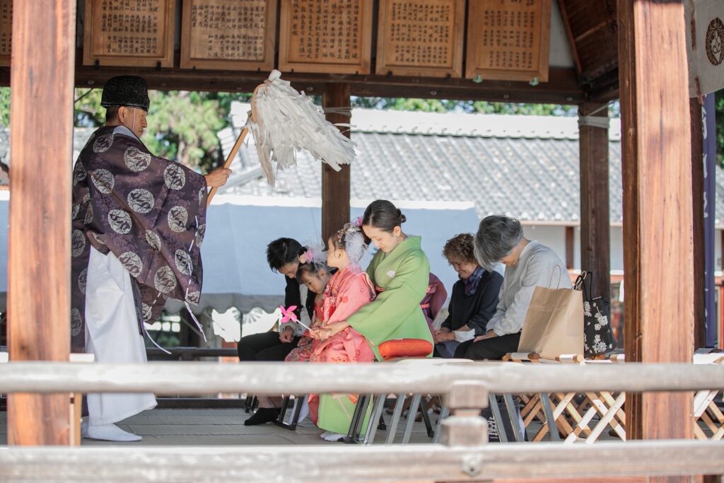 立木神社　拝殿の様子