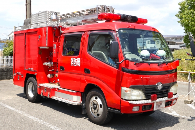 はしご車やポンプ車が大集合！消火器体験もできる！「モリーブ消防FESTIVAL」が開催【12月13日/守山市】