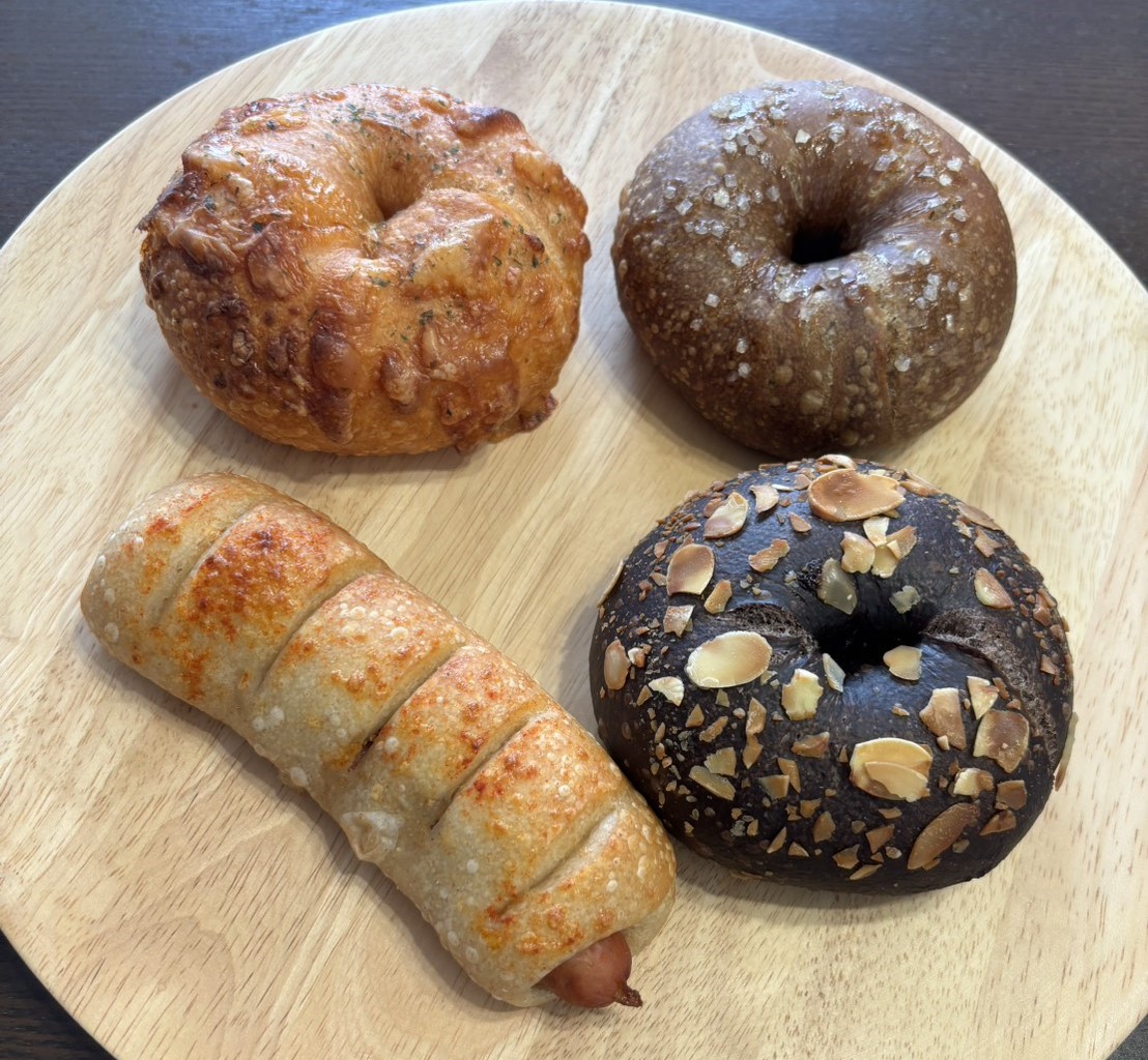 話題の新店プレオープンに大行列！駅近＆駐車場あり♪国産小麦のベーグルカフェ【12/23(火)NEW OPEN】FU Bagel & Cafe【滋賀県 新店 2025年】