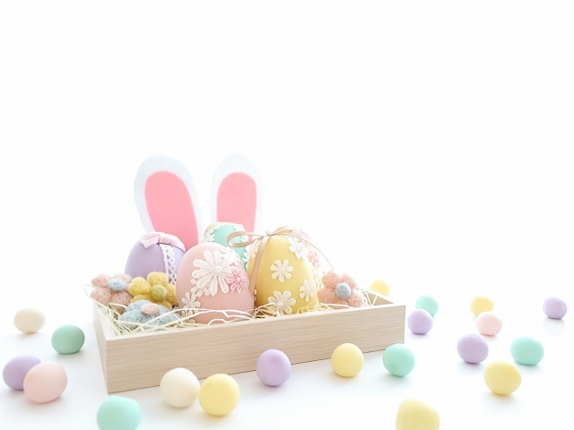 【4月5日】参加無料！たまごの中に入ってるものがもらえるよ！イースターエッグたからさがし♪【イオンタウン湖南】