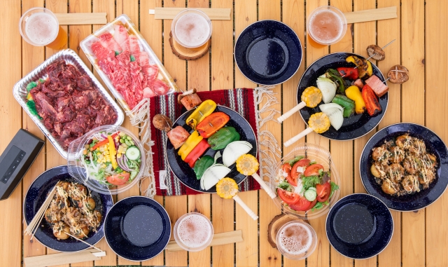 今年もやってきた！BBQの季節！みんなで盛りあがろう！手ぶらでも持ち込みでもOK!駅近で気軽にBBQ!【3月14日〜11月23日】【エイスクエア】