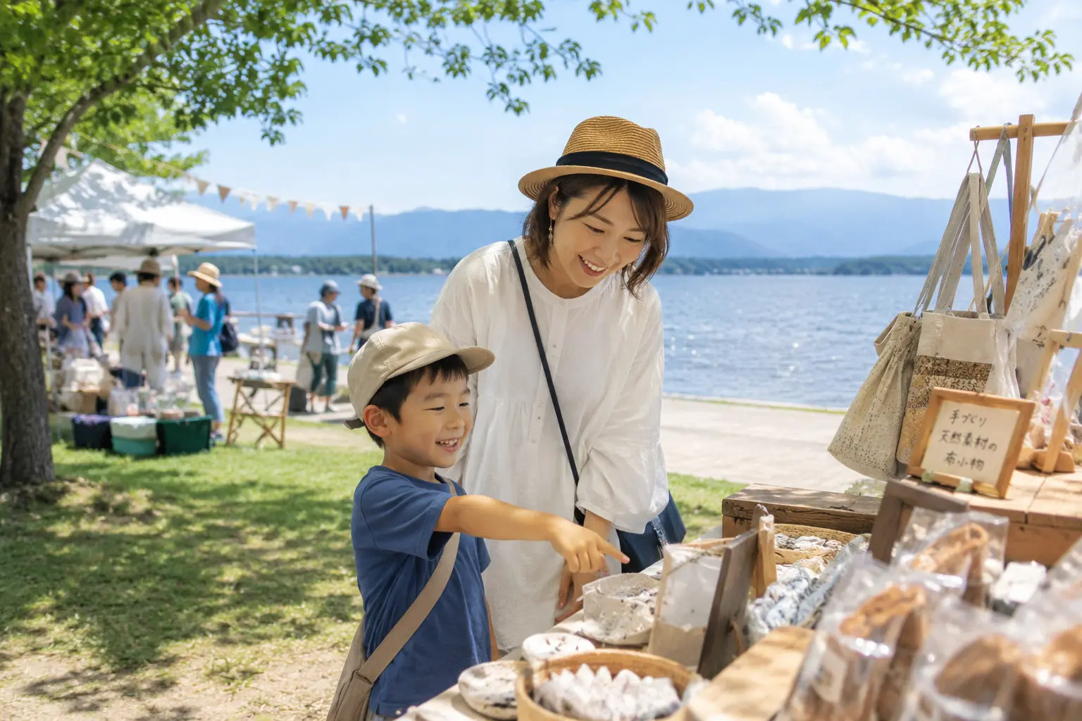 びわ湖の畔で「朝マルシェ」フード＆ワークショップも♪HOURAIマルシェ【8/2】